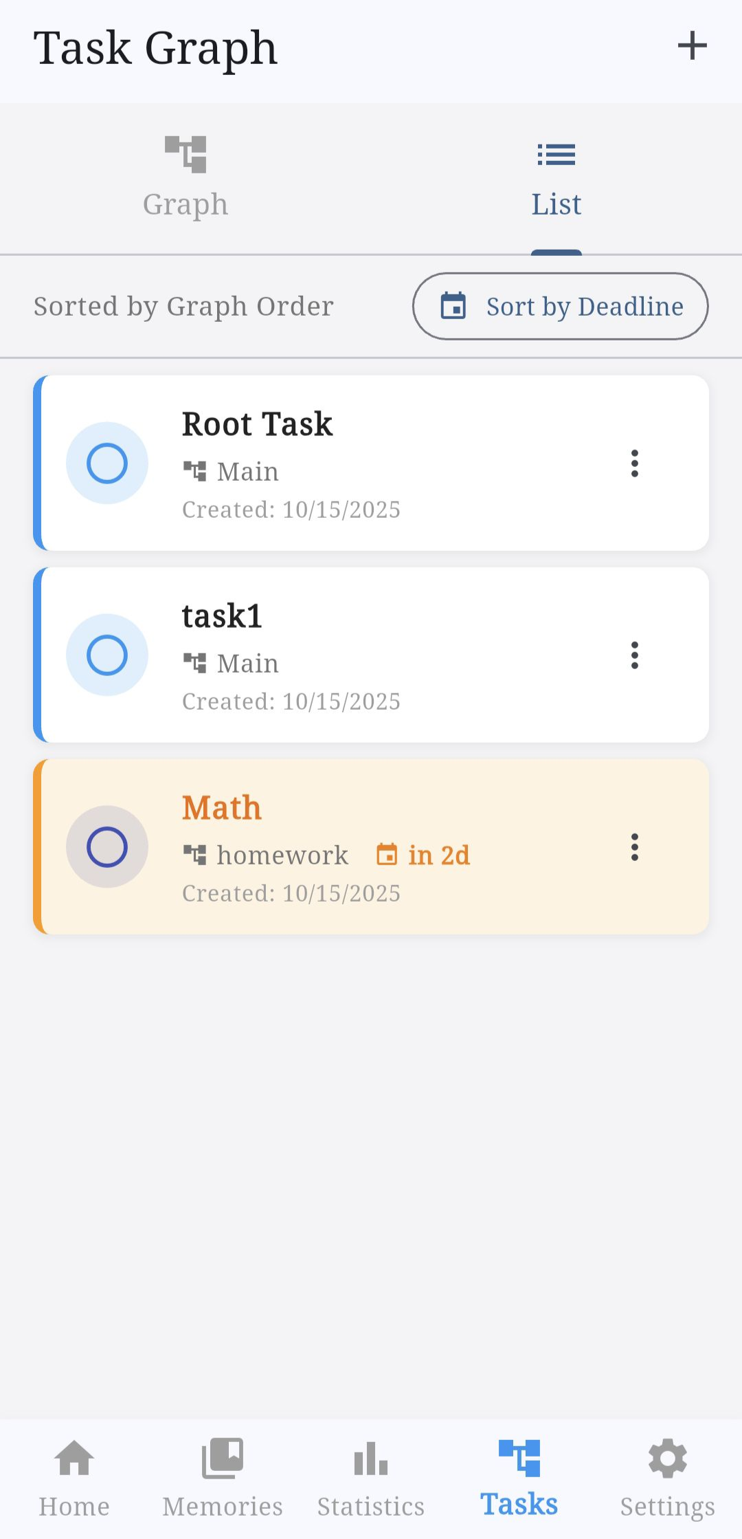 Statistics Feature